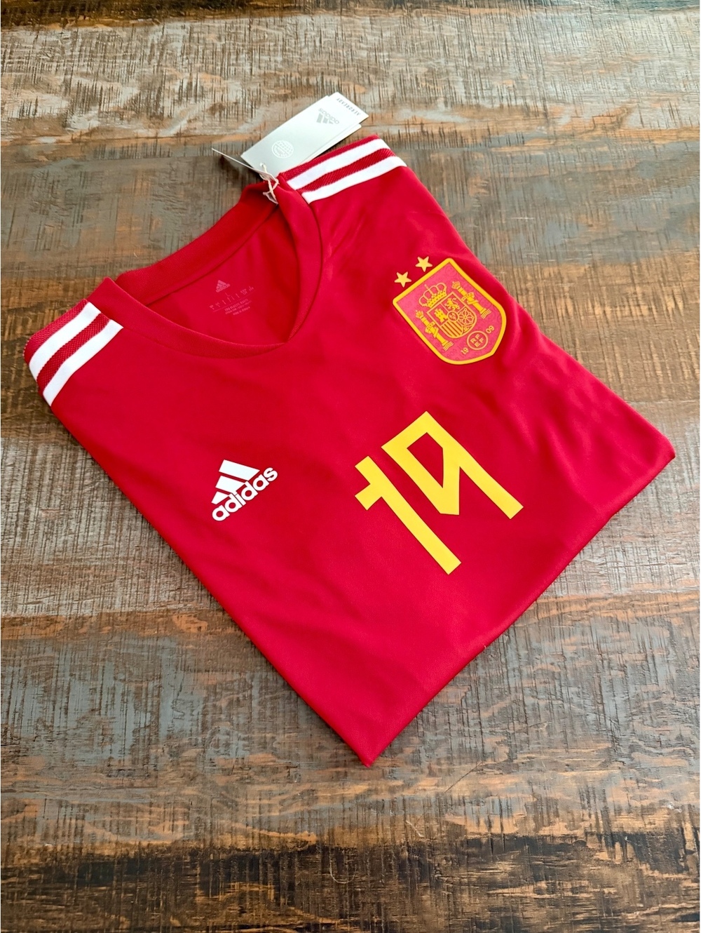 2 Starts World Champions Lamine Yamal Spain Adidas Jersey Large